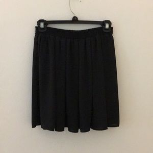 John Gault/ Brandy Melville black rayon skirt